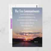 De Tien Geboden - Zondag 3 Briefkaart (Voorkant / Achterkant)