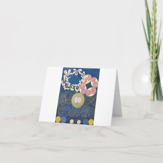 De tien grootste, groep IV, nr.1 van Hilma af Klin Bedankkaart (Voorkant)