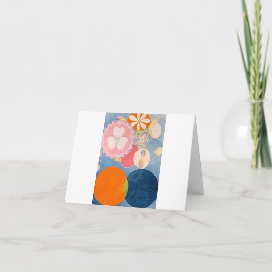 De Tien grootste, groep IV, nr.2 van Hilma af Klin Bedankkaart (Voorkant)