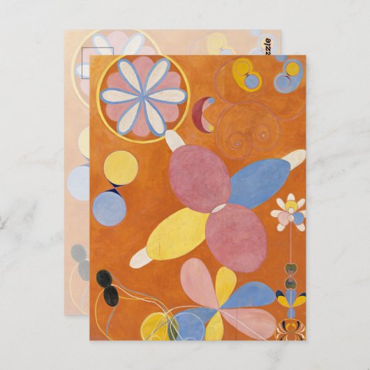 De Tien grootste, groep IV, nr.3 van Hilma af Klin Briefkaart (Voorkant / Achterkant)