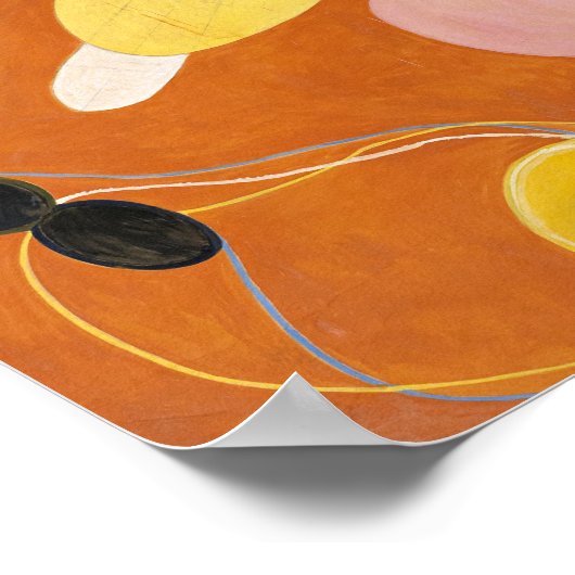 De Tien grootste, groep IV, nr.3 van Hilma af Klin Poster (Hoek)