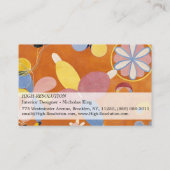 De Tien grootste, groep IV, nr.3 van Hilma af Klin Visitekaartje (Achterkant)