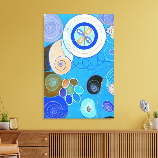 De tien grootste, groep IV, nr. 4 (hemel) Canvas Afdruk (Insitu (Woonkamer))