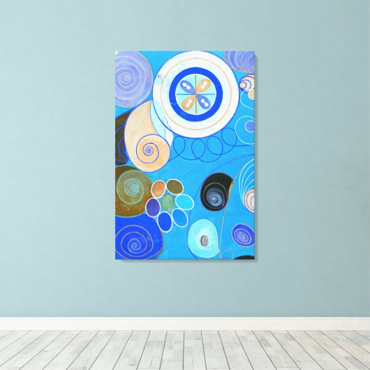 De tien grootste, groep IV, nr. 4 (hemel) Canvas Afdruk (Insitu (Houten vloer))