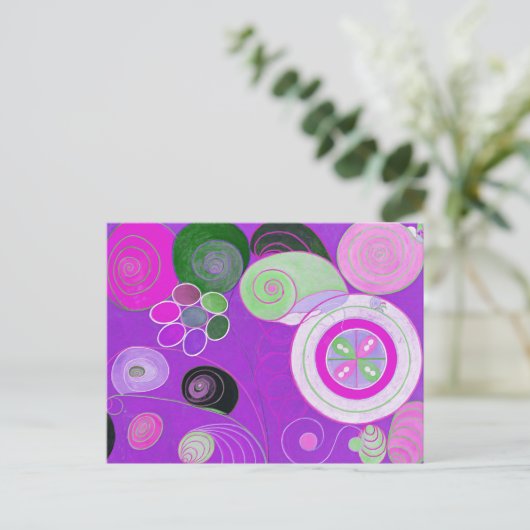 De tien grootste, groep IV, nr. 4 (Paars) Briefkaart (Staand voorkant)