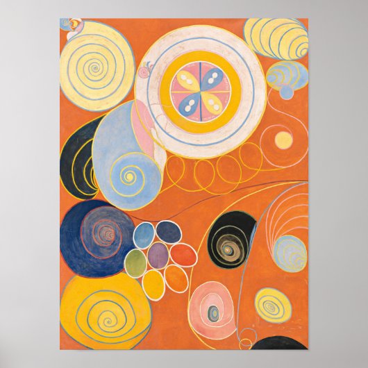 De Tien grootste, groep IV, nr.4 van Hilma af Klin Poster (Voorkant)