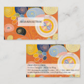 De Tien grootste, groep IV, nr.4 van Hilma af Klin Visitekaartje (Voorkant / Achterkant)