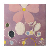 De Tien grootste, groep IV, nr.5 van Hilma af Klin Tegeltje (Voorkant)