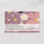 De Tien grootste, groep IV, nr.5 van Hilma af Klin Visitekaartje (Achterkant)