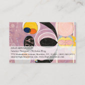 De Tien grootste, groep IV, nr.6 van Hilma af Klin Visitekaartje (Achterkant)