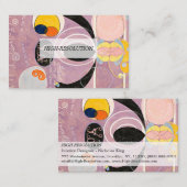 De Tien grootste, groep IV, nr.6 van Hilma af Klin Visitekaartje (Voorkant / Achterkant)