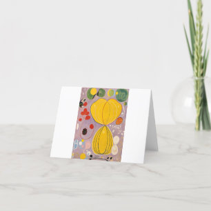 De Tien grootste, groep IV, nr.7 van Hilma af Klin Bedankkaart