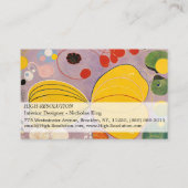 De Tien grootste, groep IV, nr.7 van Hilma af Klin Visitekaartje (Achterkant)