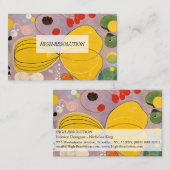 De Tien grootste, groep IV, nr.7 van Hilma af Klin Visitekaartje (Voorkant / Achterkant)