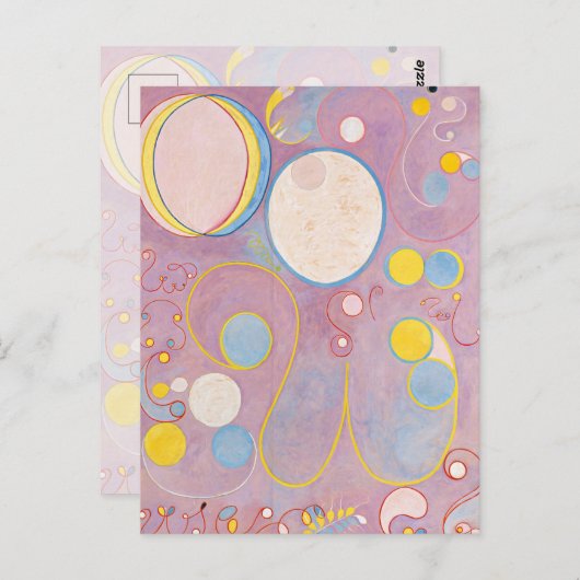 De Tien grootste, groep IV, nr.8 van Hilma af Klin Briefkaart (Voorkant / Achterkant)