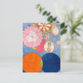 De tien grootste, nr.2, Stippen, na Hilma af Klint Feestdagenkaart (Staand voorkant)