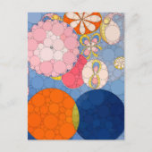 De tien grootste, nr.2, Stippen, na Hilma af Klint Feestdagenkaart (Voorkant)