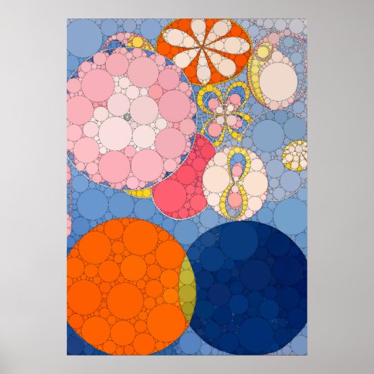 De tien grootste, nr.2, Stippen, na Hilma af Klint Poster (Voorkant)