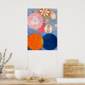 De tien grootste, nr.2, Stippen, na Hilma af Klint Poster (Keuken)