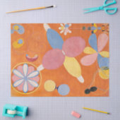 De Tien Grootste, nr. 4, Jeugd door Hilma Klint Tissuepapier (Craft)