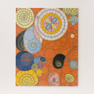 De tien grootste, nr.4, Stippen, na Hilma af Klint Legpuzzel