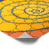 De tien grootste, nr.4, Stippen, na Hilma af Klint Poster (Hoek)