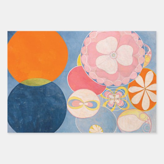 De tien grootste van Hilma af Klint Inpakpapier Vel (Voorkant 3)