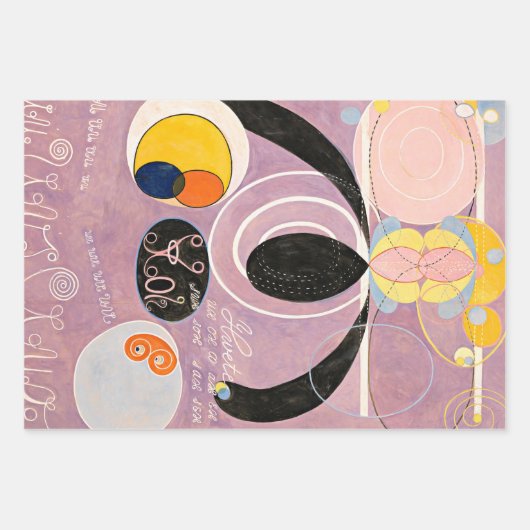De tien grootste van Hilma af Klint Inpakpapier Vel (Voorkant 2)
