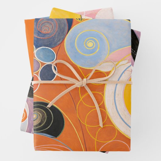 De tien grootste van Hilma af Klint Inpakpapier Vel (In situ)