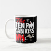 De Tien kan mijn Donkey Bowling kussen Koffiemok (Links)