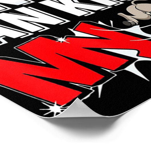 De Tien kan mijn Donkey Bowling kussen Poster (Hoek)