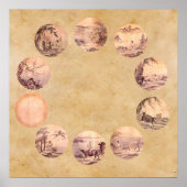 De Tien Oxherding Zen Poster (Voorkant)