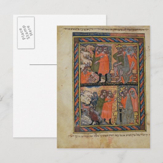 De Tien Plagues van Egypt TTOB Briefkaart (Voorkant / Achterkant)