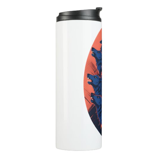 De tiende wolf thermosbeker (Gedraaid links)