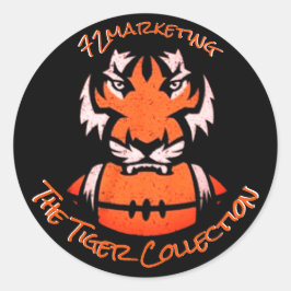 De Tiger Slidell High School SHS Label Sticker