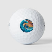 De Tiger's Leap in het Zee, zomerstijl Golfballen (Voorkant)