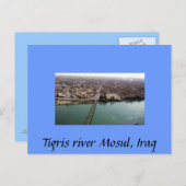 De Tigris Mosul, Irak Briefkaart (Voorkant / Achterkant)