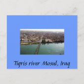 De Tigris Mosul, Irak Briefkaart (Voorkant)