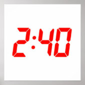 De tijd 2:40 poster (Voorkant)