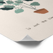 De tijd dat u de zaadquote plant poster (Hoek)