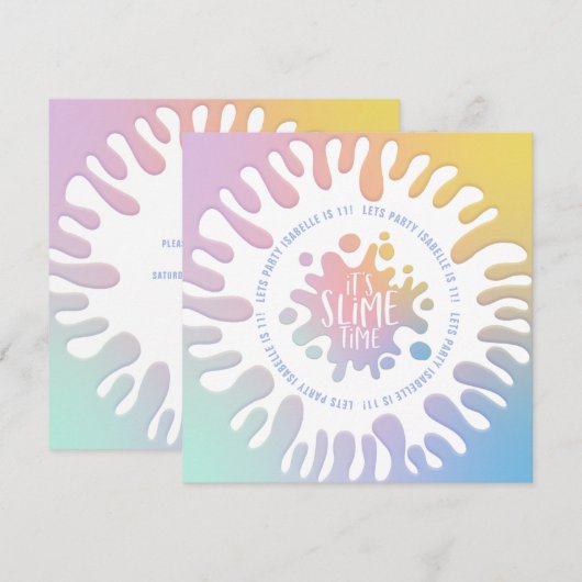 " de tijd die de regenboogsplat op zijn verjaardag (Voorkant / Achterkant)