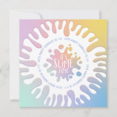 " de tijd die de regenboogsplat op zijn verjaardag (Voorkant)