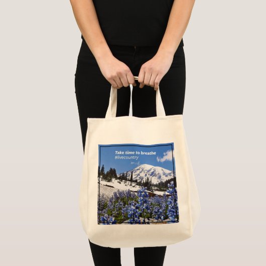 De tijd die nodig is om te pauzeren tote bag (Voorkant (product))