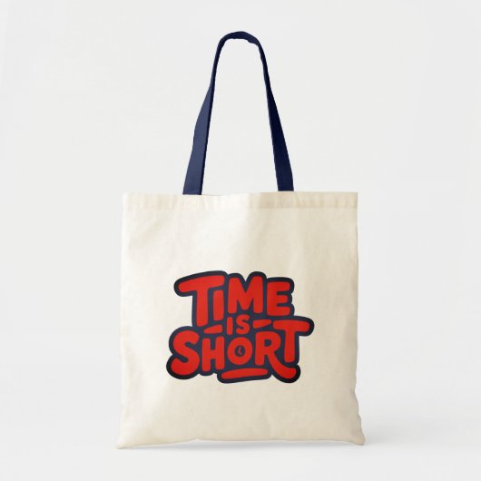 De tijd dringt tote bag (Voorkant)