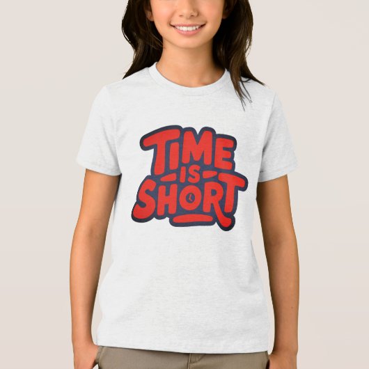 De tijd dringt Tri-Blend shirt (Voorkant)