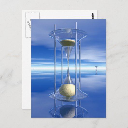 De tijd en de ruimte briefkaart (Voorkant / Achterkant)