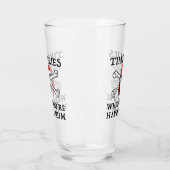 De Tijd Gaat Vliegen Als Je Rum Hebt Glas (Links)