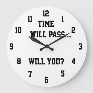 De tijd gaat voorbij zal je leraarsklok doen grote klok