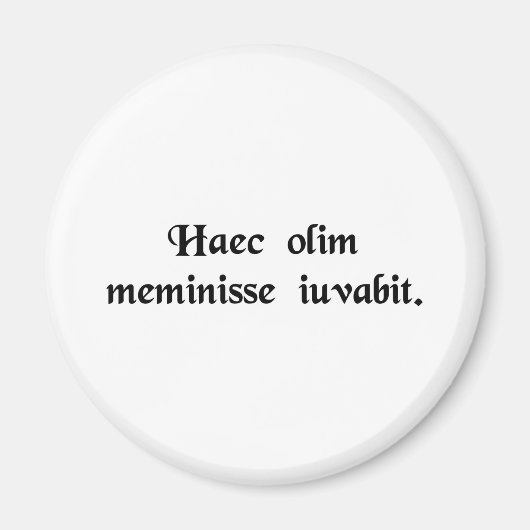 De tijd heelt alle dingen. magneet (Voorkant)
