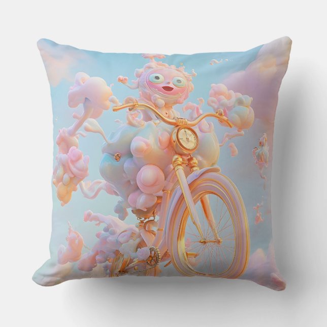 De Tijd is een Blague Kussen (Voorkant)